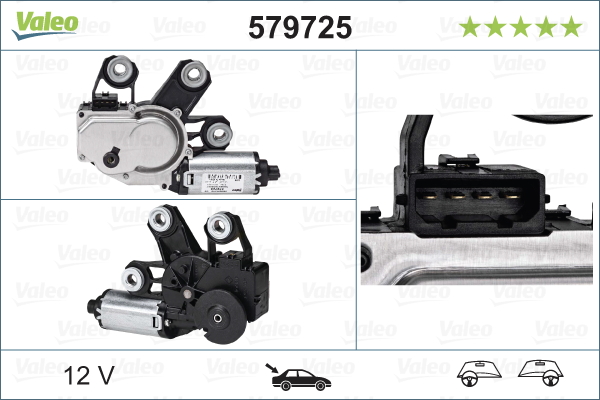 Motor stieračov VALEO